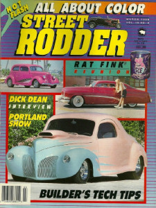 STREET RODDER 1989 MAR - RAT FINK REUNION, FIREWALL HOLE REPAIRS DONE